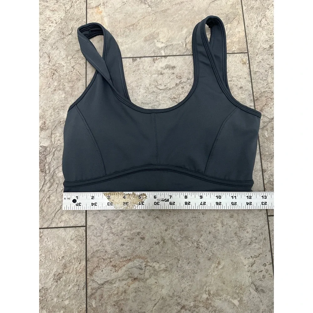 Allfenix Sports Bra Dark Gray Size Medium
